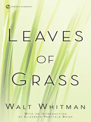 Leaves of Grass - ebook
